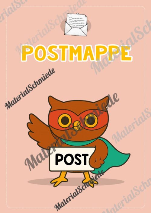 Postmappe für die Eulenklasse (Arbeitsblatt 06)