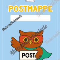 Postmappe für die Eulenklasse (Arbeitsblatt 07)