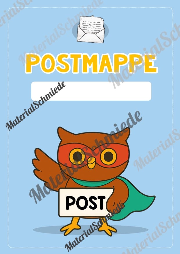 Postmappe für die Eulenklasse (Arbeitsblatt 07)