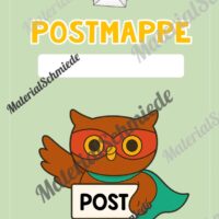 Postmappe für die Eulenklasse (Arbeitsblatt 09)