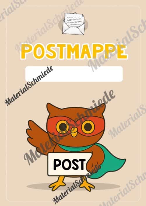 Postmappe für die Eulenklasse (Arbeitsblatt 10)