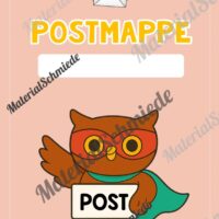Postmappe für die Eulenklasse (Arbeitsblatt 11)