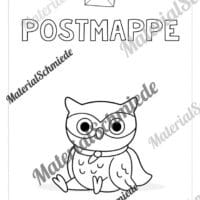 Postmappe für die Eulenklasse (Arbeitsblatt 12)