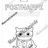 Postmappe für die Eulenklasse (Arbeitsblatt 13)