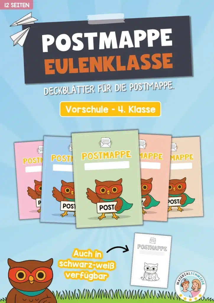 Postmappe für die Eulenklasse