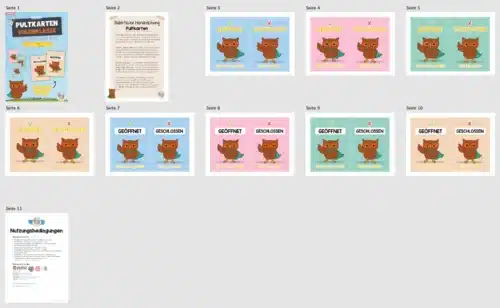 Pultkarten für die Eulenklasse (Überblick)