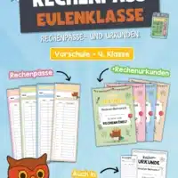 Rechenpass & Rechenurkunde für die Eulenklasse