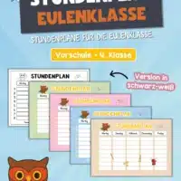 Stundenplan für die Eulenklasse
