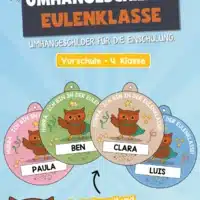 Umhängeschilder zur Einschulung für die Eulenklasse