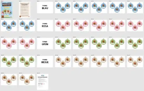 Umhängeschilder zur Einschulung für die Eulenklasse (Überblick)