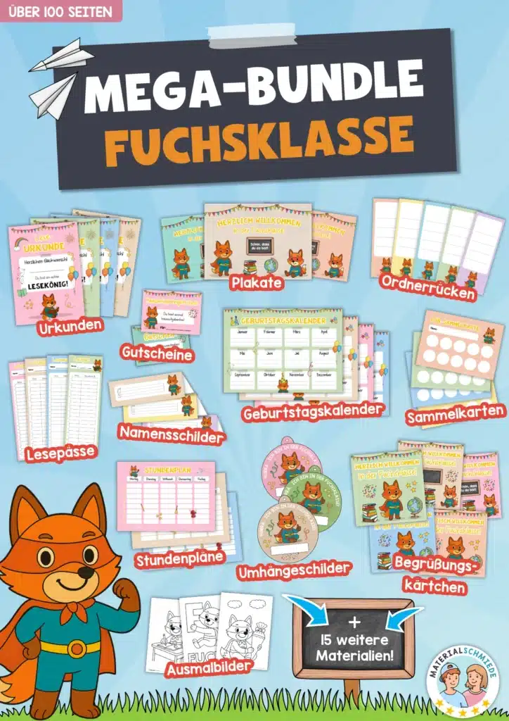 Fuchsklasse: Mega-Bundle (über 25 Unterrichtsmaterialien)