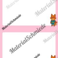 Briefpapier für die Fuchsklasse (Arbeitsblatt 03)