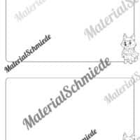Briefpapier für die Fuchsklasse (Arbeitsblatt 11)