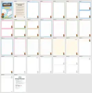 Briefpapier für die Fuchsklasse (Überblick)