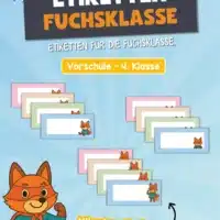 Etiketten für die Fuchsklasse