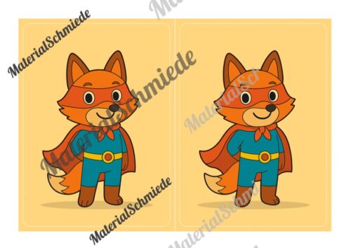 Gruppenschilder für die Fuchsklasse (Arbeitsblatt 05)