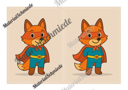 Gruppenschilder für die Fuchsklasse (Arbeitsblatt 06)