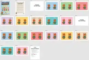 Gruppenschilder für die Fuchsklasse (Überblick)