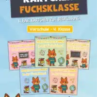 Begrüßungs-Kärtchen für die Fuchsklasse