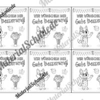 Krankenmappe für die Fuchsklasse (Arbeitsblatt 09)