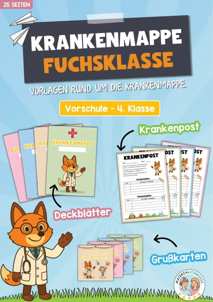 Krankenmappe für die Fuchsklasse
