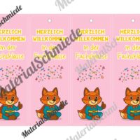 Lesezeichen für die Fuchsklasse (Arbeitsblatt 05)