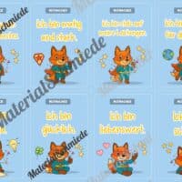 24 Motivationskarten für die Fuchsklasse (Arbeitsblatt 02)