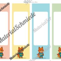 Ordnerrücken für die Fuchsklasse (Arbeitsblatt 05)