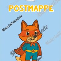 Deckblätter für die Postmappe (Fuchsgruppe) - Arbeitsblatt 02