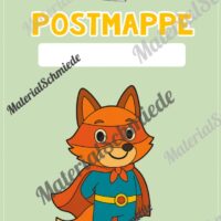 Deckblätter für die Postmappe (Fuchsgruppe) - Arbeitsblatt 09