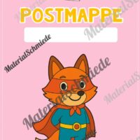 Deckblätter für die Postmappe (Fuchsgruppe) - Arbeitsblatt 11