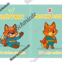 Pultkarten für die Fuchsklasse (Arbeitsblatt 04)