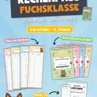 Rechenpass & Rechenurkunde für die Fuchsklasse