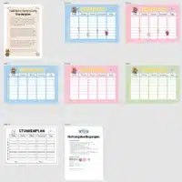 Stundenplan für die Fuchsklasse (Überblick)