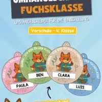 Umhängeschilder zur Einschulung für die Fuchsklasse