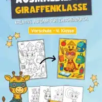 Ausmalbilder für die Giraffenklasse