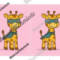 Gruppenschilder für die Giraffenklasse (Arbeitsblatt 09)