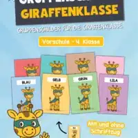 Gruppenschilder für die Giraffenklasse