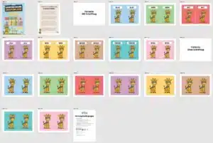 Gruppenschilder für die Giraffenklasse (Überblick)