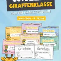 Gutscheine für die Giraffenklasse