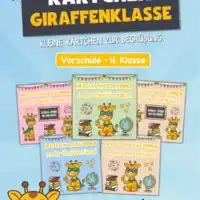 Begrüßungs-Kärtchen für die Giraffenklasse