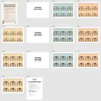 Begrüßungs-Kärtchen für die Giraffenklasse (Überblick)