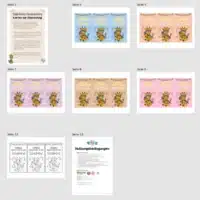 Karten zur Einschulung für die Giraffenklasse (Überblick)