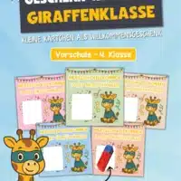 Geschenk-Kärtchen für die Giraffenklasse