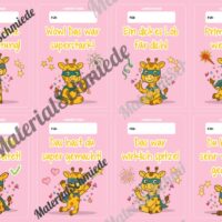 Lobkärtchen für die Giraffenklasse (Arbeitsblatt 06)