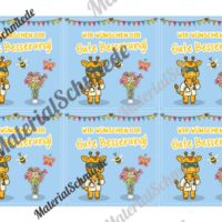 Krankenmappe für die Giraffenklasse (Arbeitsblatt 09)