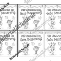 Krankenmappe für die Giraffenklasse (Arbeitsblatt 10)