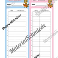 Lesepass & Leseurkunde für die Giraffenklasse (Arbeitsblatt 02)