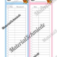 Lesepass & Leseurkunde für die Giraffenklasse (Arbeitsblatt 05)