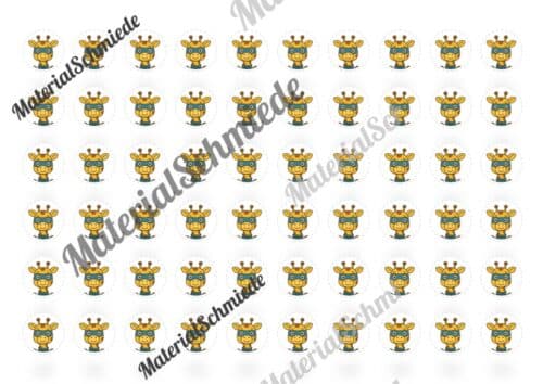 Lob-Sammelkarten für die Giraffenklasse (Arbeitsblatt 10)